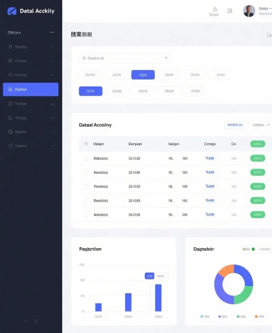 历史数据档案与筛选界面示意图